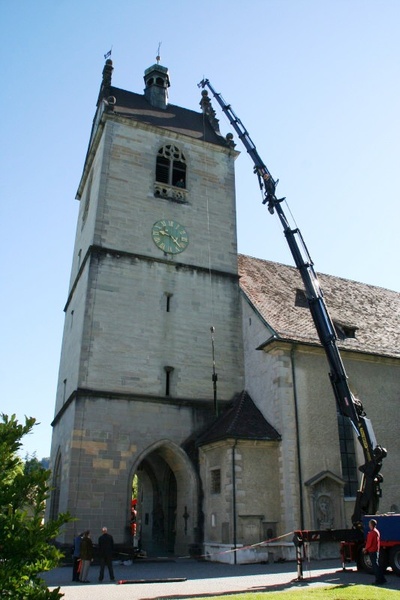 St. Gallus in Bregenz hat Klöppel von Edelstahl Rosswag