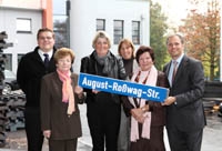 August Roßwag wird Zufahrtsstraße zu Firmengelände gewidmet