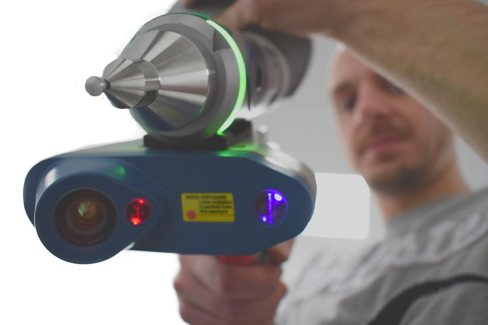 Optische Qualitätskontrolle mittels 3D-Laserscanner